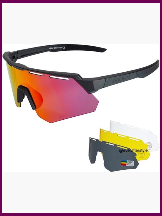 Polarized Sports Sunglasses UV400 Protection for Cycling Baseball main image 3